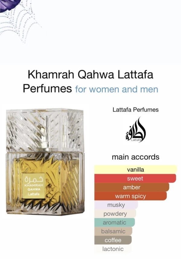 ﻿﻿Lattafa Khamrah Qahwa EDP 100ml
