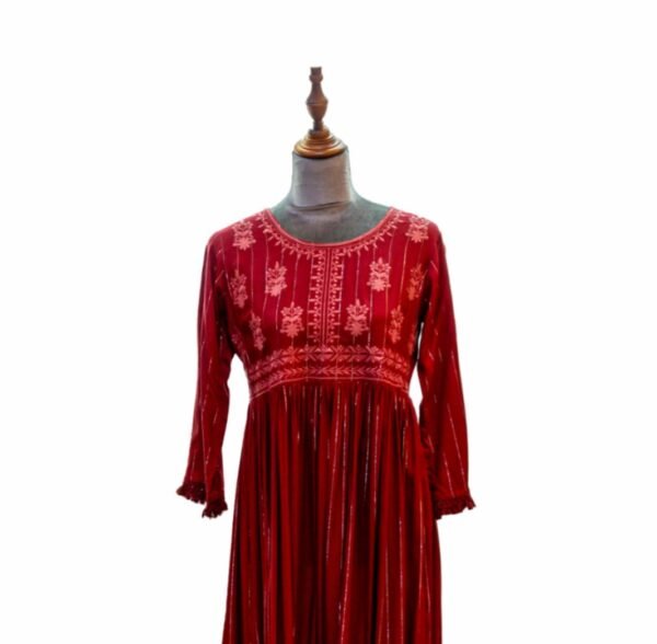 Ethnic Kurtas - Shalwar (Red)