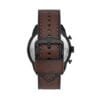 Fossil Bronson Chronograph Dark Brown Dial Brown Leather Strap (FS5875)