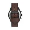 Fossil Bronson Chronograph Dark Brown Dial Brown Leather Strap (FS5875)