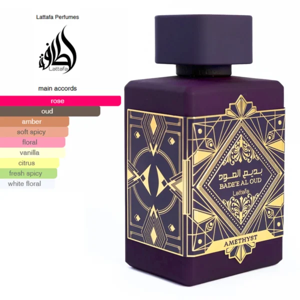 Lattafa_badee_notes Lattafa Badee al Oud Amethyst EDP 100ml